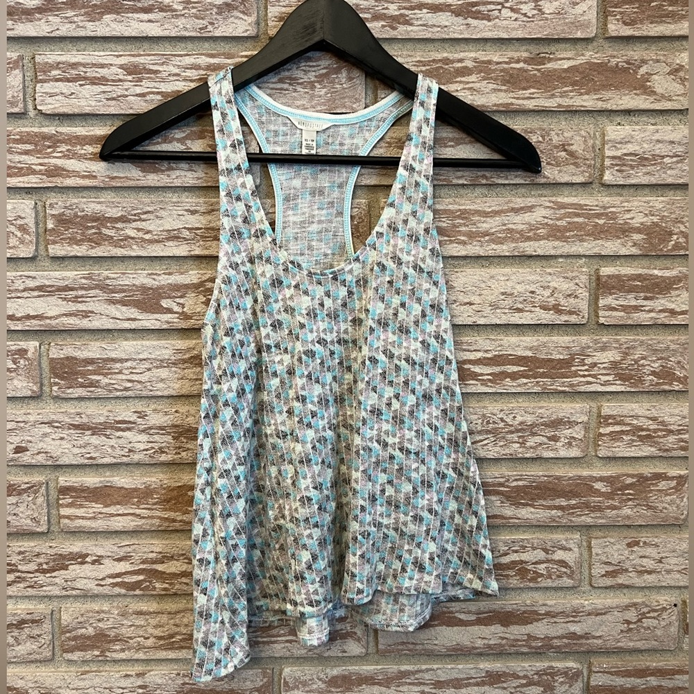 Aeropostale Blue Knit Tank Top